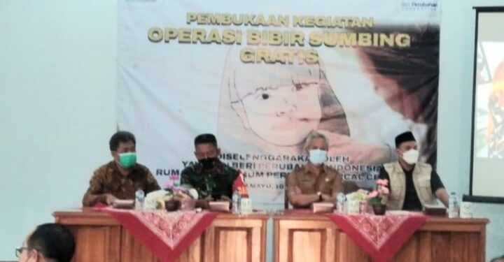 DANDIM 0616 Indramayu Letkol Teguh Wibowo Resmikan RSU PMC Indramayu