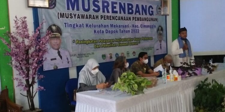 Musrenbang Kelurahan Mekarsari Angkat Tema “ Peningkatan Pelayanan Infrastruk Dasar Perkotaan Dan Pemulihan Ekonomi Daerah “