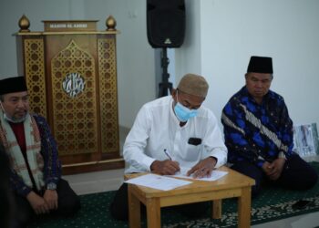 Serah Terima Wakaf Masjid Al Ashri, Kang Jimat “ Semoga Menjadi Tempat Yang Nyaman Belajar Agama