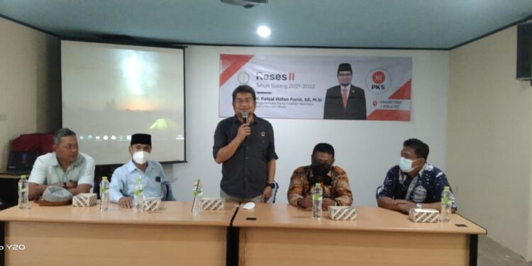 Anggota DPRD Propinsi Jabar  Partai Keadilan Sejahtera  Tampung Aspirasi Masyarakat di Pebayuran