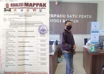 Laporan Dugaan Korupsi ke Kejati Desember 2021, Diduga Progresnya Nihil, MAPPAK Banten Layangkan Surat Konfirmasi, Kenapa ?