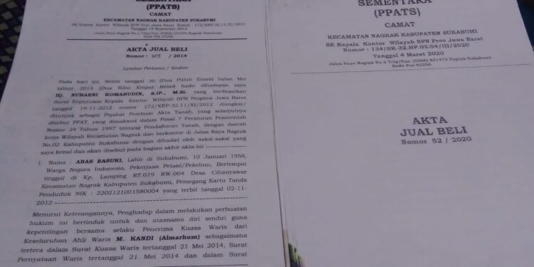 Ahli Waris Alm Itjih Alias Tjnj Akan Laporkan ke Polres Kades Cihanjawar Diduga Terlibat Penjualan Tanah Mereka