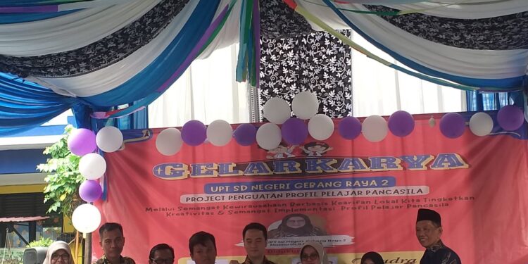 Gelar Karya UPT Pendidikan SDN Gebang Raya 2 Pada Acara Project Penguatan Profil Pelajar Pancasila