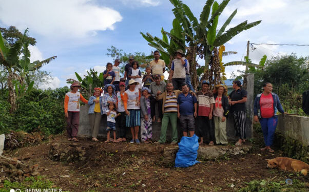 Gotong Royong Simanjuntak Pomparan OP.HUNTAL di Lumban Ina – ina, Tercipta Rasa Kebersamaan