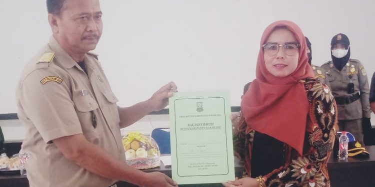 Pelantikan Pejabat Sementara Desa Curug Karawang