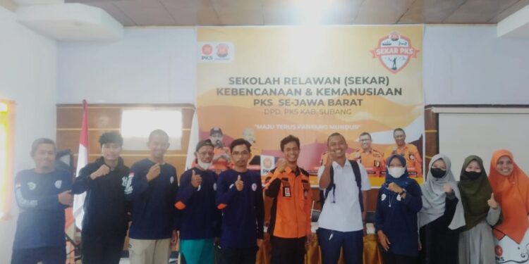 BARA Menghadiri Giat Sekolah Relawan Kebencanaan dan Kemanusiaan di Selenggarakan Partai Keadilan Sejahtera