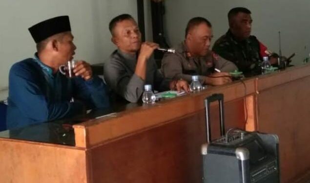Kapolsek Kecamatan Blanakan, Rutin Ikuti Rapat Minggon Kecamatan, Sampaikan Hal Penting