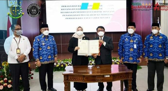 Guna Mensukseskan Program Go 2 T, BKD Teken MoU Dengan Kejari Depok