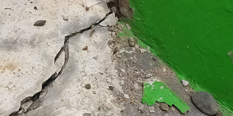 Proyek Pembuatan Box Karpet Ruas Jalan Desa Riak Siabun 1 Parit 3 Di Duga Belum Berapa Bulan Sudah Rusak