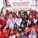 FORKOPIMDA Indramayu Senam Sehat Bermartabat di Desa Tugu Kecamatan Lelea