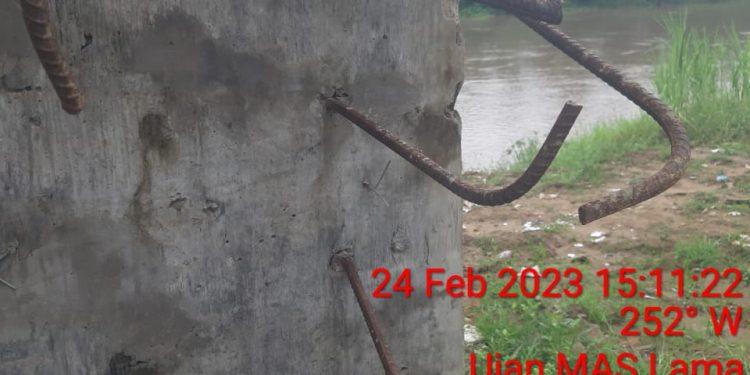 Proyek Jembatan Batuan Provinsi Sumsel Anggaran Lebih Rp.50 M Diduga Dibangun Asal Jadi, Siapa yang Bertangung Jawab ?