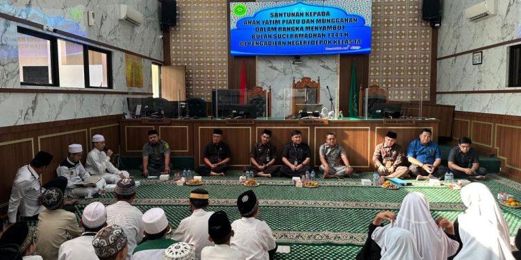 Menyambut Ramadhan, PN Depok Adakan Tausiah dan Santunan Anak Yatim