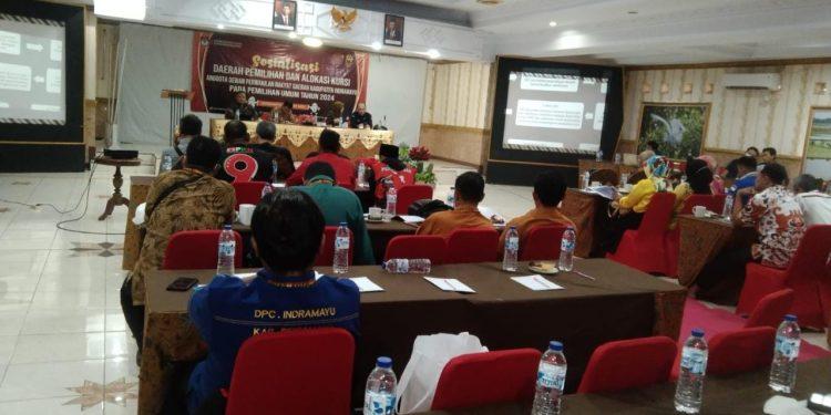 KPU Sosialisasi Daerah Pemilihan (Dapil) 2024 Kabupaten Indramayu