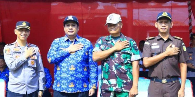 Bupati Samosir Pimpin Apel Gelar Pasukan Operasi Ketupat Toba