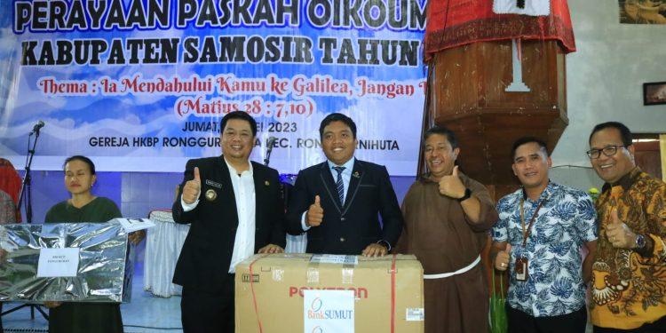 Perayaan Paskah Oikumene Kabupaten Samosir 2023, Bupati Samosir : “Jadilah Garam dan Terang Dunia Ditengah Masyarakat”