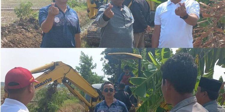 Bupati Indramayu Kirimkan Backhoe, Normalisasi Saluran Irigasi Kedokan Bunder