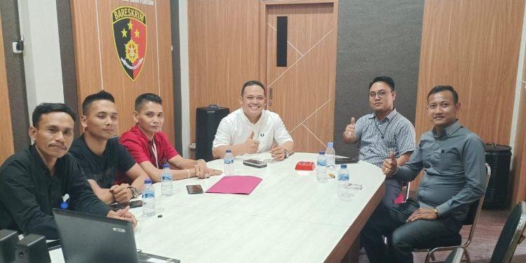 Dewan Redaksi dan Korwil Media ANTI KORUPSI Sumsel, Bangun Sinergitas Dengan Polres Muba