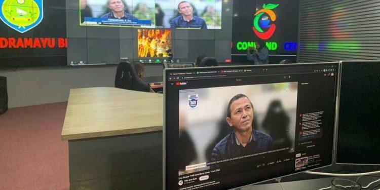 Tampil Pada Segmen Jabar Juara Lahir Batin TVRI Jabar, Diskopdagin Indramayu Promosikan Potensi hasil Olahan Laut