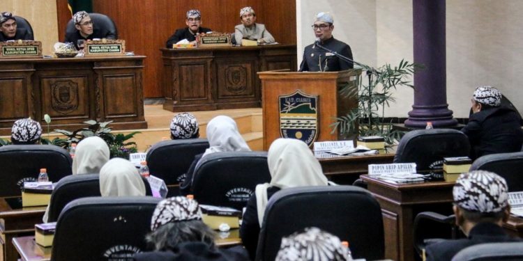 Sambutan Bupati Herdiat, Dalam Sidang Paripurna Istimewa DPRD Hari Jadi Kabupaten Ciamis Ke – 831
