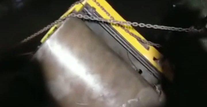 Waduh! Alat Berat Atau Stoom di Indramayu Terjun Ke Sungai Begini Kronologisnya