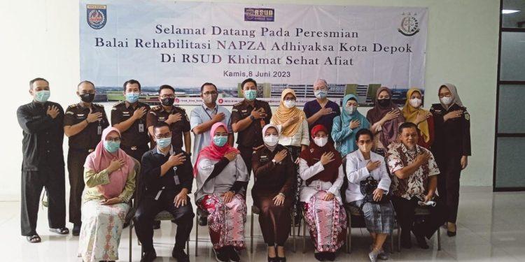 Kejari Depok Resmikan Balai Rehabilitasi NAPZA Adhyaksa di RSUD KiSA