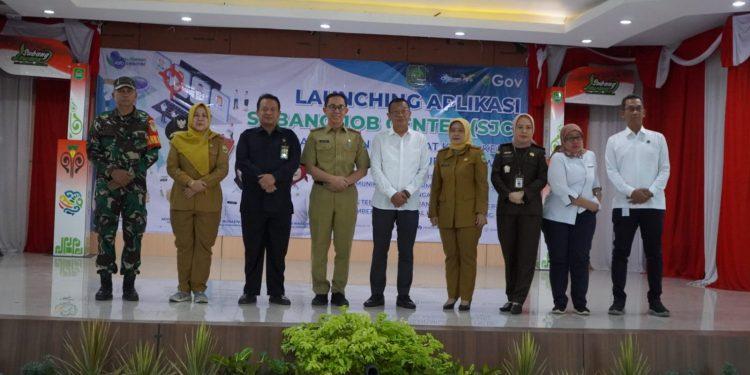 Permudah Pencari Kerja, Sekda Subang Launching Subang Job Center