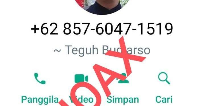 AWAS!!! … Marak Penipuan Lewat WhatsApp, Oknum Mengaku Pejabat