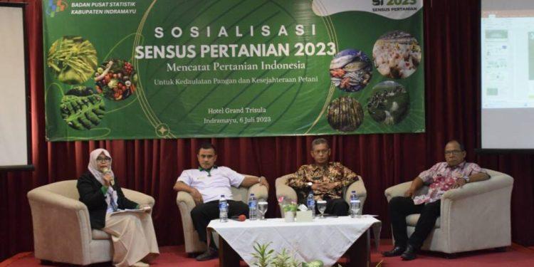 Diseminasikan Pelaksanaan Sensus Pertanian, BPS Kabupaten Indramayu Gelar Sosialisasi