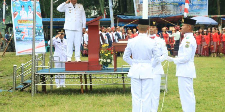 Pemdes Purwadadi Barat Menampilkan Kamonesan Dalam Barisan Karnaval, Dengan Tema Penjajahan Jepang Dalam Memeriahkan HUT RI Yang Ke-78
