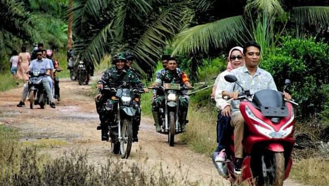 Plt.Bupati dan Dandim 0209/LB Tinjau Lokasi TMMD ke 120 di Desa Selat Beting Tahun 2024