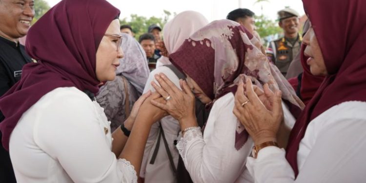 Halalbihalal Dengan ASN, Bupati Nina Agustina Berikan Motivasi Dalam Bekerja