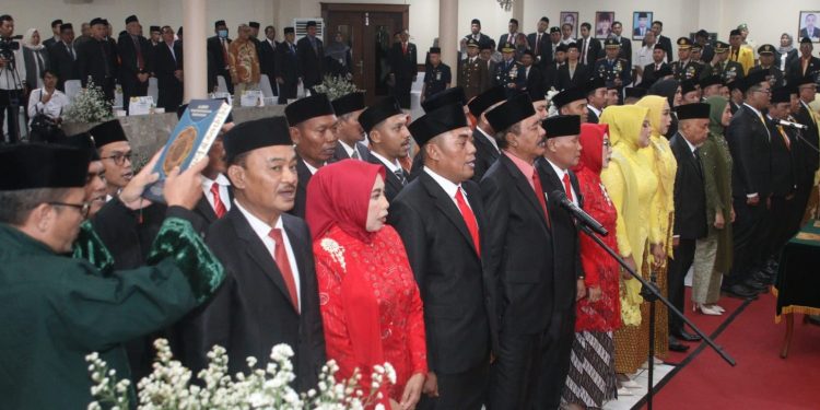 Hadiri Pengambilan Sumpah Janji Anggota DPRD Subang 2024-2029, Pj.Bupati Subang Tekankan Kolaborasi dan Kepentingan Umum