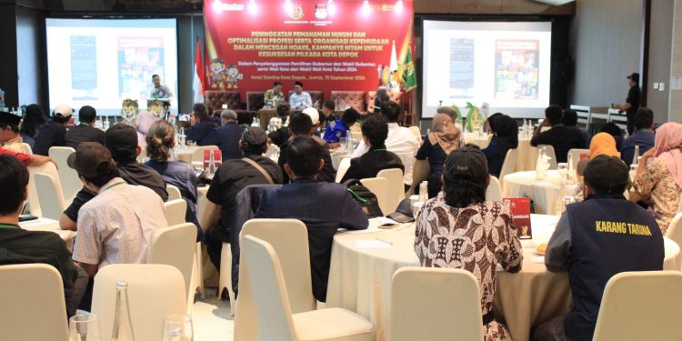 KPU dan Kejari Depok Ajak Wartawan Serta Organisasi Kepemudaan Antisipasi Hoaks