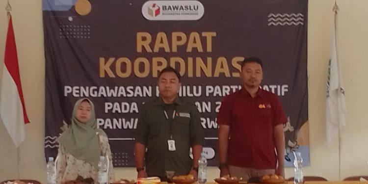 Panwascam Purwadadi, Adakan Rapat Koordinasi Pengawasan Pemilu Partisifatip Tahun 2024.