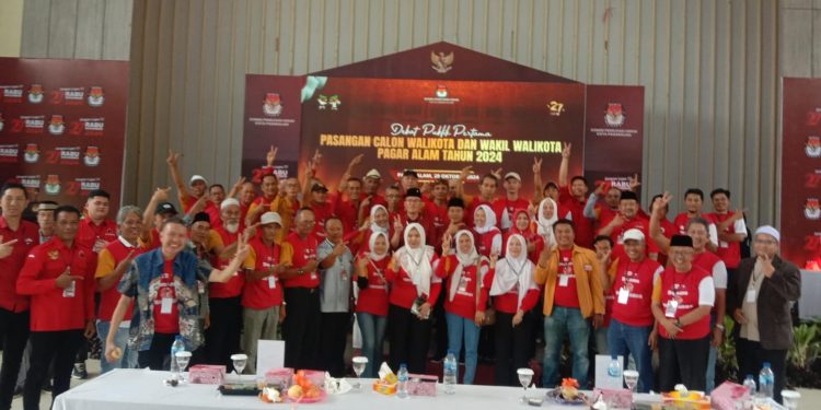 Debat Kandidat Perdana Calon Wali Kota Dan Wakil Wali Kota Pagar Alam Tahun 2024