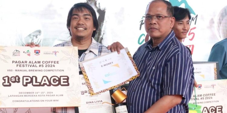 Pj Sekda Dahniel Nasution Tutup Pagar Alam Coffe Festiva Tahun 2024