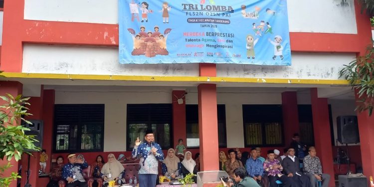 Kecamatan Tangerang Gelar Tri Lomba PAI,  FLS2N dan O2SN Tahun 2025, Merdeka Berprestasi