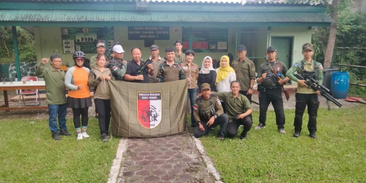 Persatuan Penembak Karya Mandiri ( Perbakri ) Menggelar Acara Halal Bihalal dan Latihan Menembak di Pusdikku Ditkuad
