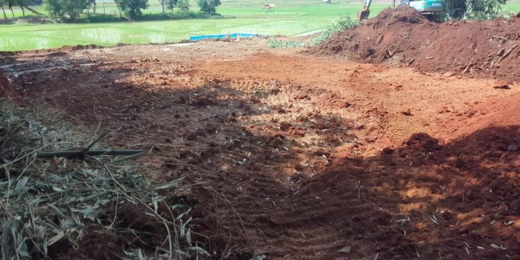 Galian Tanah di Desa Gandasari Cikaum