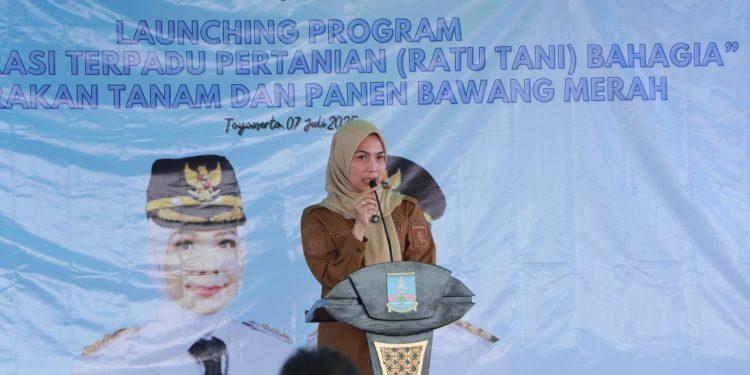 Bupati Ratu Zakiyah Launching Program Ratu Tani Wujudkan Swasembada Pangan