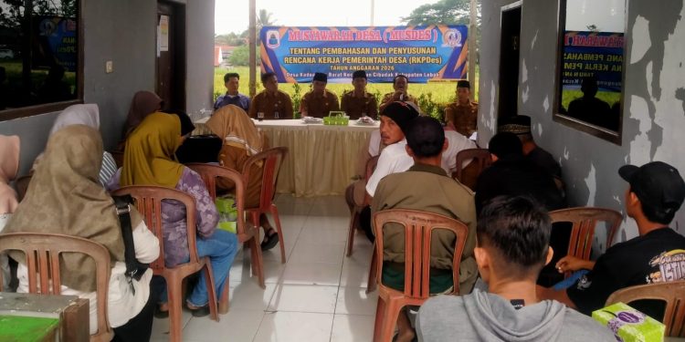 Desa Kadung Agung Barat Kec.Cibadak Kab.Lebak, Adakan Musrenbangdes Tahun Anggaran 2026, Masyarakat Antusias
