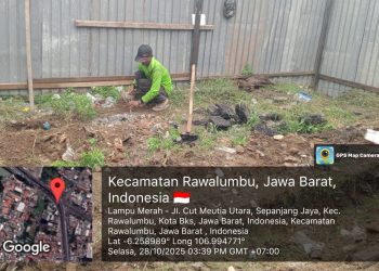Proyek Pembangunan Pos Lalu Lintas Dishub Kota Bekasi Dijalan Aahmad Yani Rawalumbu, Diduga Bermasalah