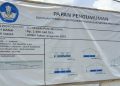 Diduga P2SP Pembangunan Revitalisasi SD Negri  Panti Budaya Jarang di Lokasi Kegiatan, di Desa Salamjaya