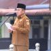 Kepala Balitbang Labuhan Batu H.Zuhri,SE Pimpin Apel Gabungan di Lapangan BKPP