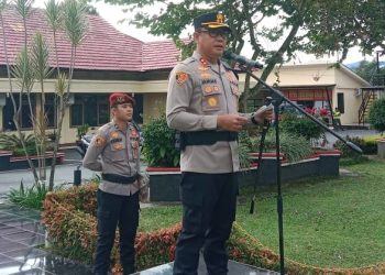 Kapolres Pagar Alam Januar Kencana Setia Persada Pimpin Langsung Apel Gelar Pasukan Oprasi Zebra Musi Tahun 2025