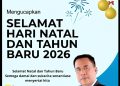 Dr.M.Isa Ansohri, ATD.,MT Kepala Dinas Kelauatan Dan Perikanan Provinsi Jawa Timur Mengucapkan Selamat Natal Dan Tahun Baru 2026
